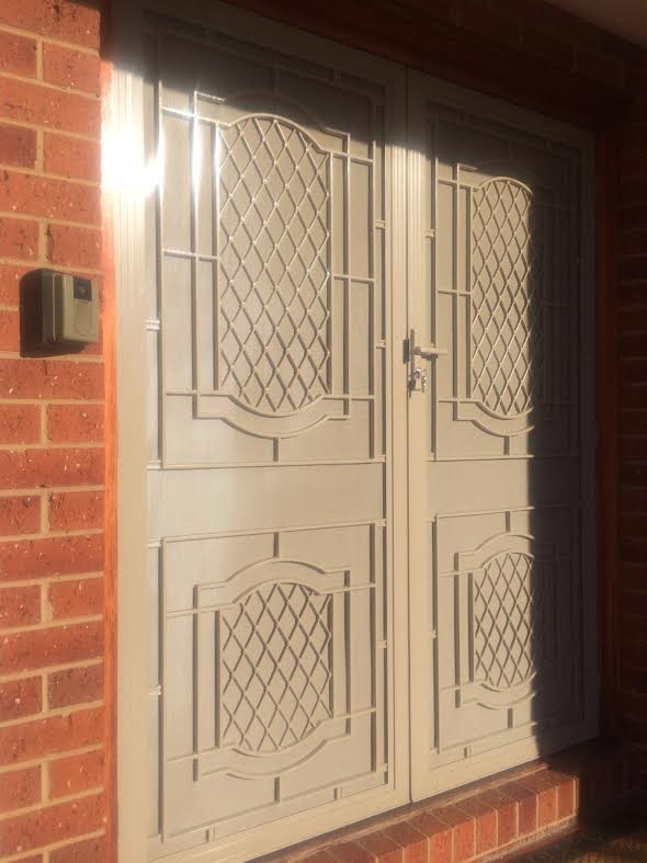 Aluminium casting Security door